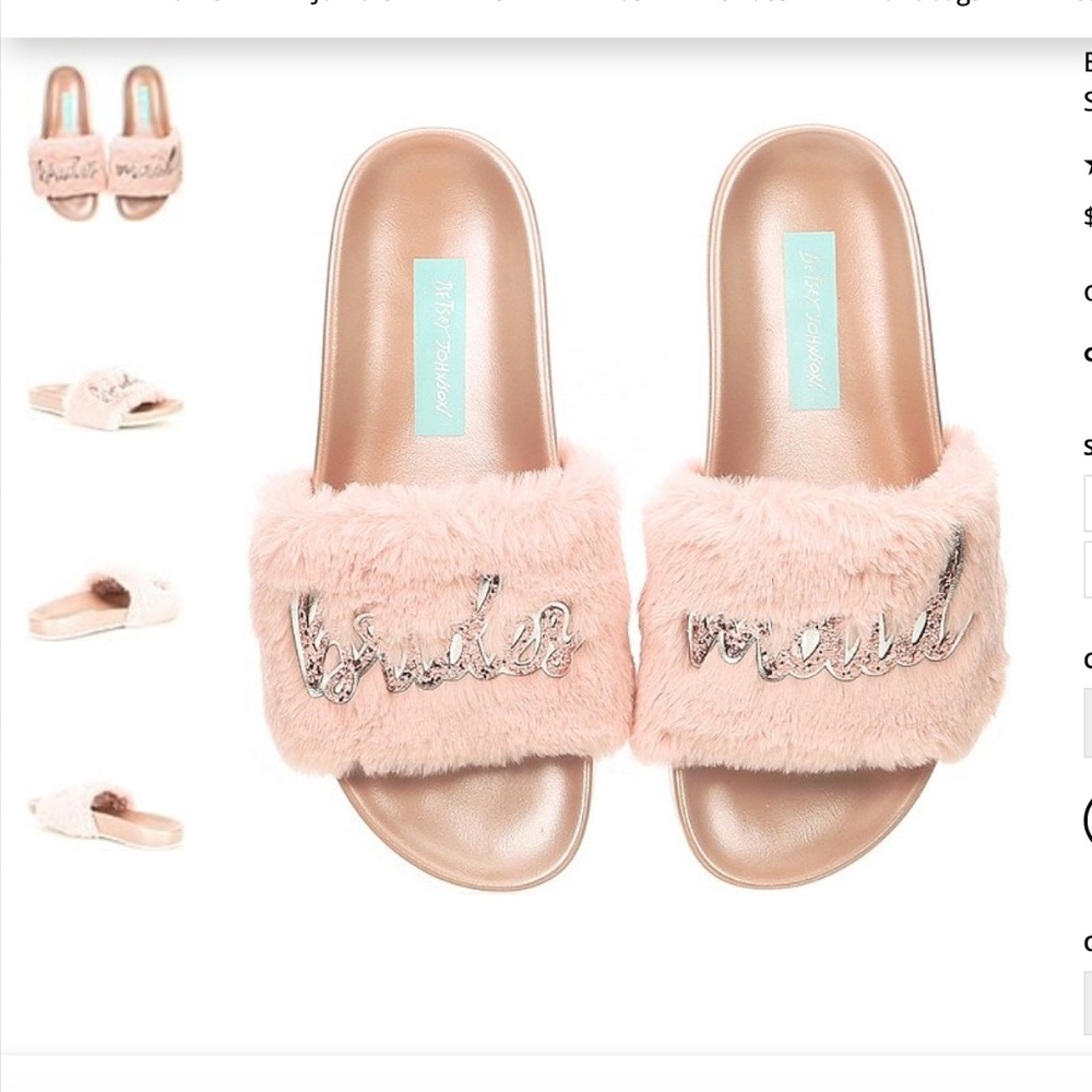 Blue By Betsey Johnson Lori Bridesmaid Slides